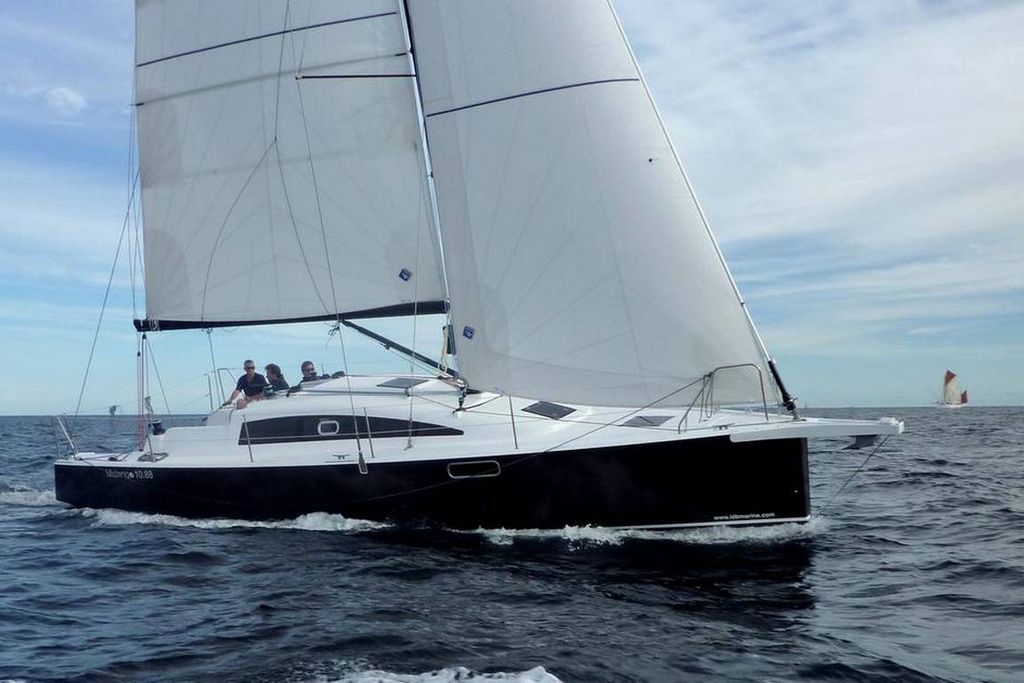 voilier Malango 1088 du chantier naval idbmarine à Trégunc en Finistère