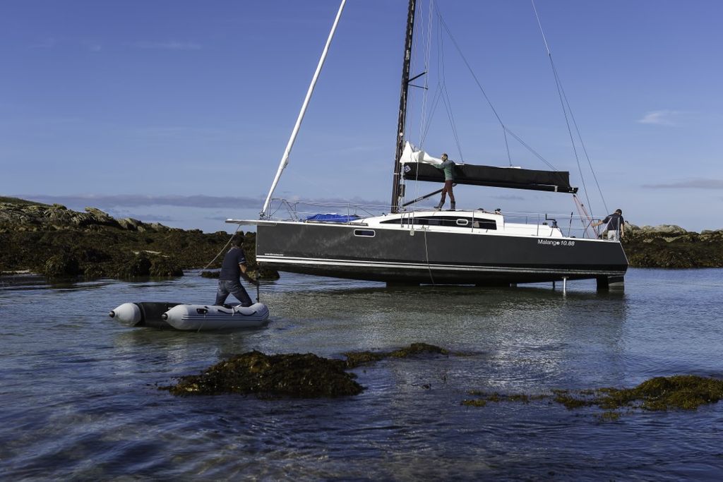 voilier Malango 1088 du chantier naval idbmarine à Trégunc en Finistère
