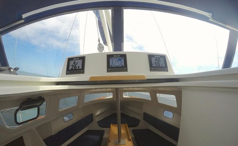 voilier Mojito 888 du chantier naval idbmarine &agrave; Tr&eacute;gunc en Finist&egrave;re